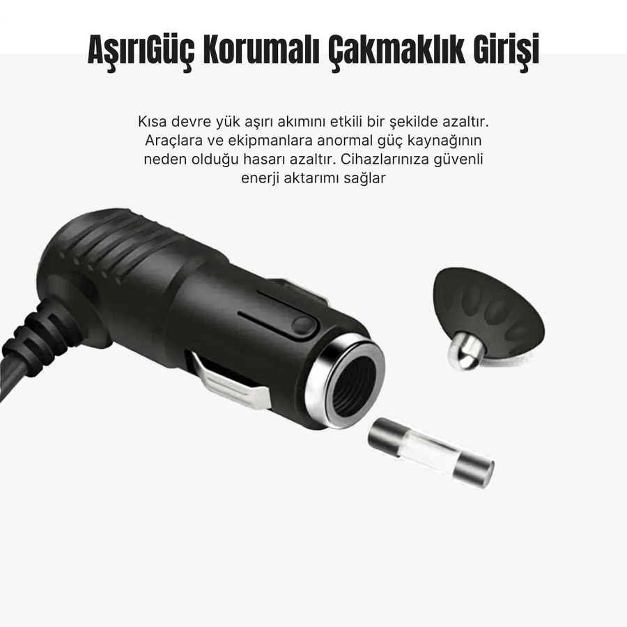 Tek soketten 120W güç dağıtımı