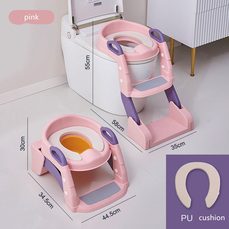 Çocuk Lazımlığı - pembe model ölçüleri ve yumuşak oturma pedi detayı