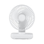 Masaüstü Vantilatör - beyaz taşınabilir mini fan önden görünüm