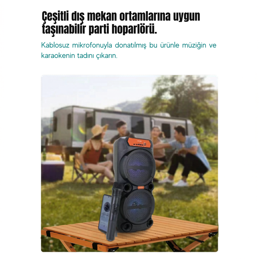 Mikrofonlu tam ses sistemi