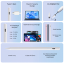 Şarjlı Dokunmatik Tablet Kalemi