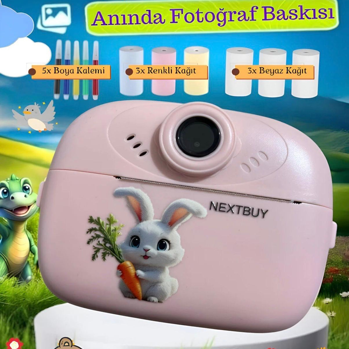 Anlık Baskılı Fotoğraf Makinesi